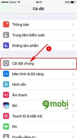 Cài đặt hình nền iPhone